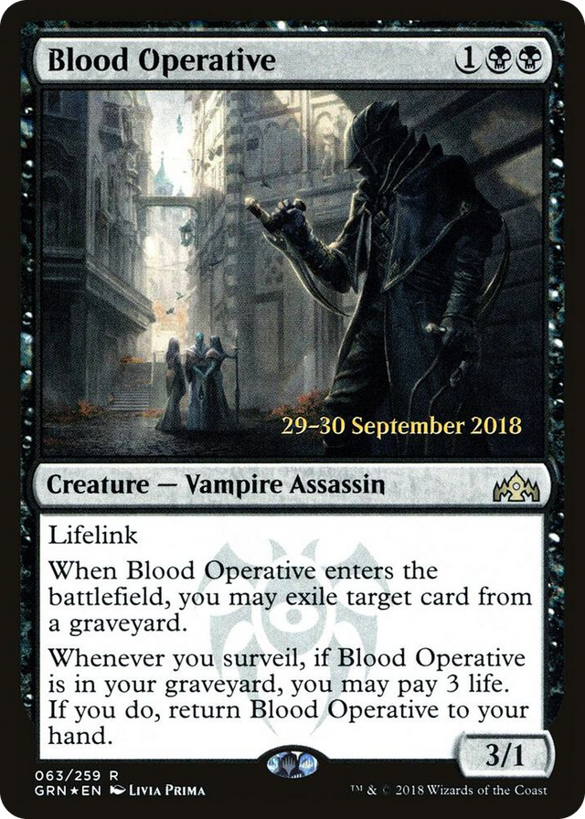 0063 Blood Operative R Prerelease Cards