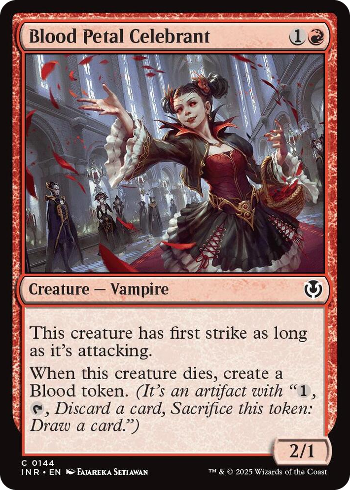 0144 Blood Petal Celebrant C Innistrad Remastered
