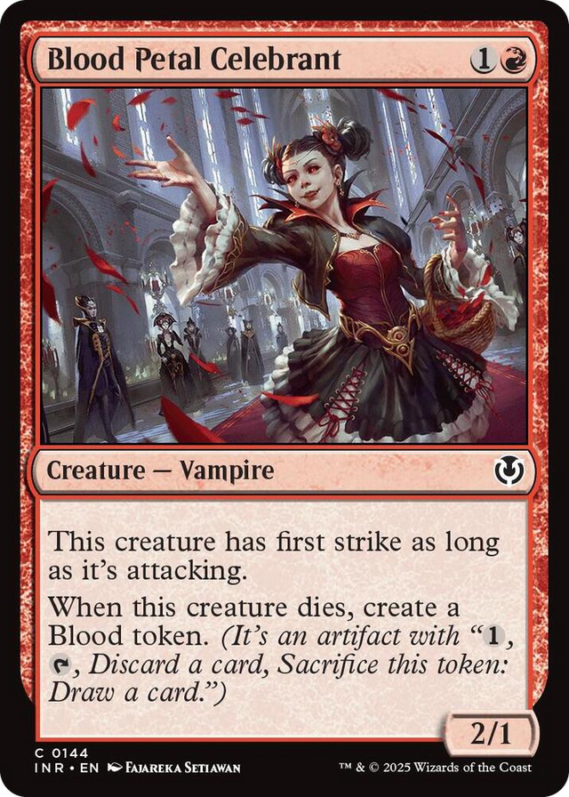 0144 Blood Petal Celebrant C Innistrad Remastered