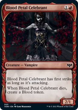 Blood Petal Celebrant (Showcase) #303 C - Innistrad: Crimson Vow Pokemon card