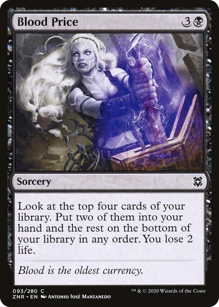 0093 Blood Price C Zendikar Rising