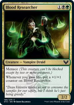 0166 Blood Researcher C Strixhaven: School of Mages