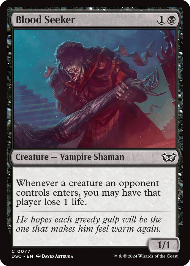 0077 Blood Seeker C Commander: Duskmourn: House of Horror