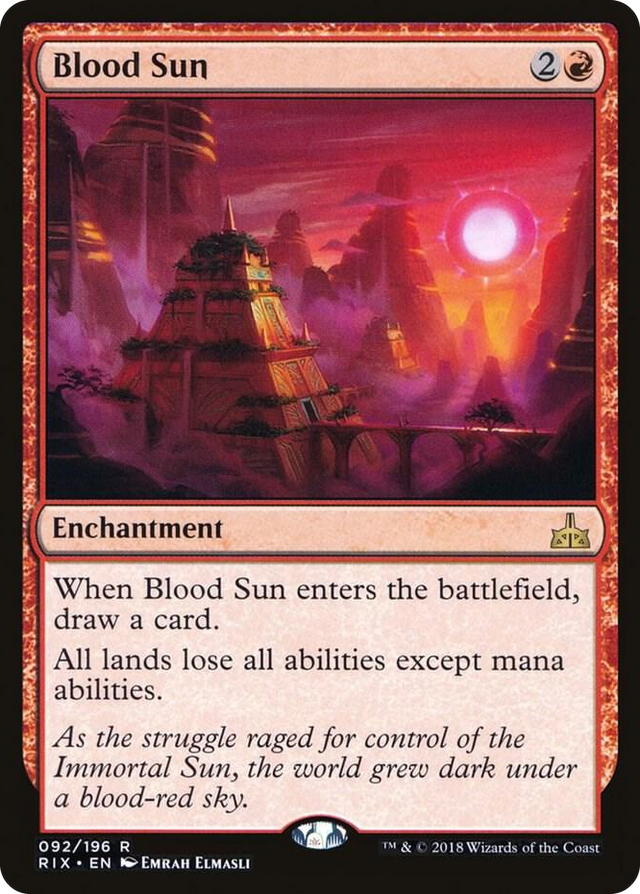 0092 Blood Sun R Rivals of Ixalan