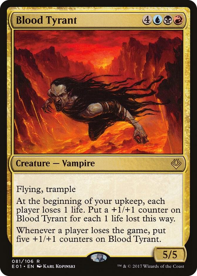 0081 Blood Tyrant R Archenemy: Nicol Bolas