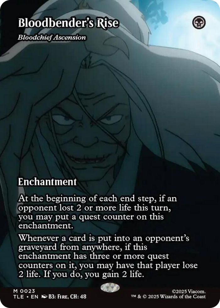 Bloodbender's Rise - Bloodchief Ascension (Borderless) #23 M - The Last Airbender: Eternal-Legal Pokemon card