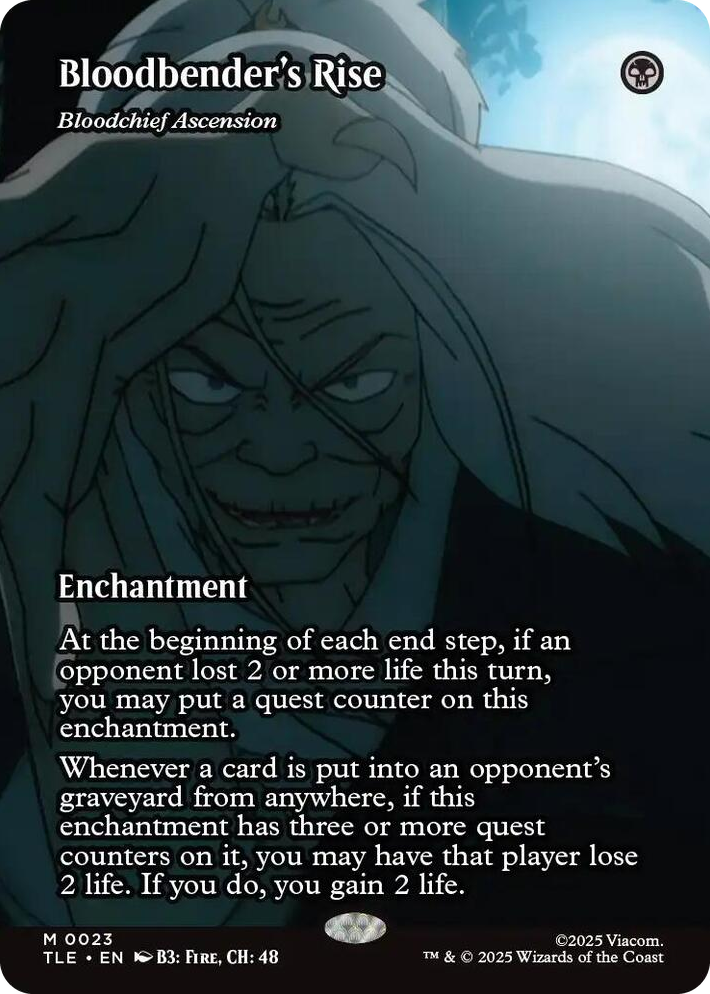 0023 Bloodbender's Rise - Bloodchief Ascension (Borderless) M The Last Airbender: Eternal-Legal