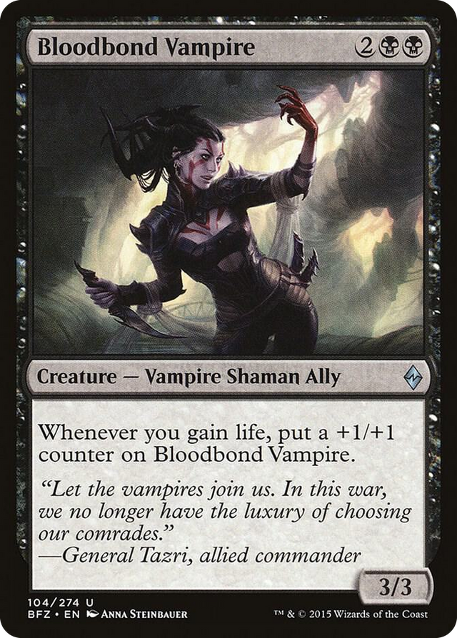 0104 Bloodbond Vampire U Battle for Zendikar