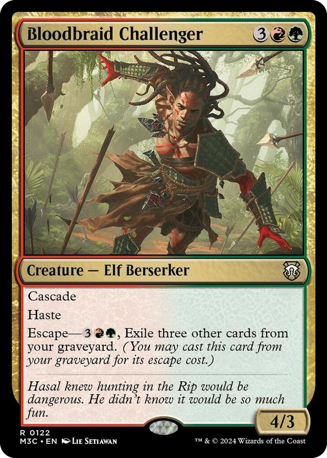 0122 Bloodbraid Challenger R Commander: Modern Horizons 3