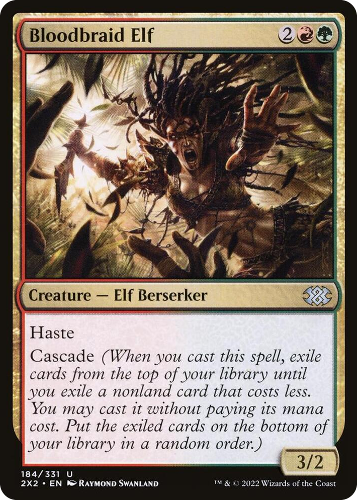 0184 Bloodbraid Elf U Double Masters 2022