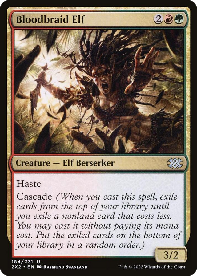 0184 Bloodbraid Elf U Double Masters 2022