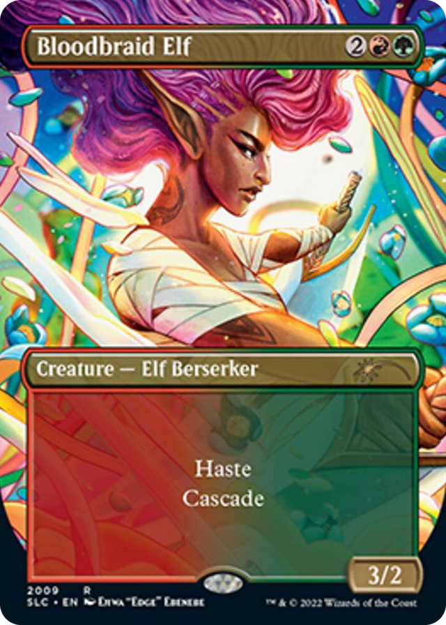 2009 Bloodbraid Elf R Secret Lair Countdown Kit