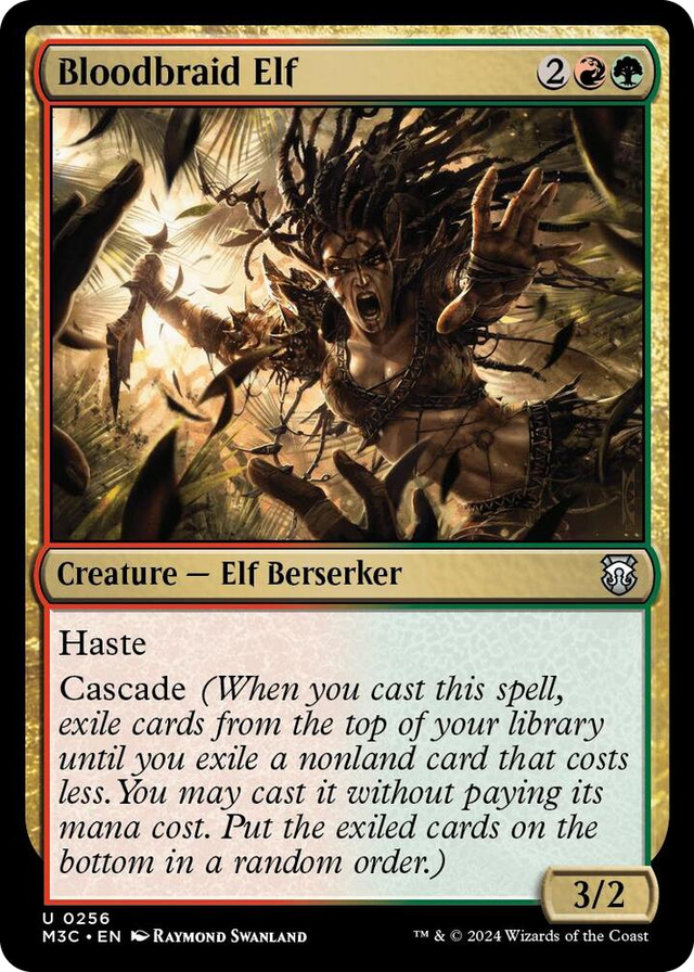 0256 Bloodbraid Elf U Commander: Modern Horizons 3