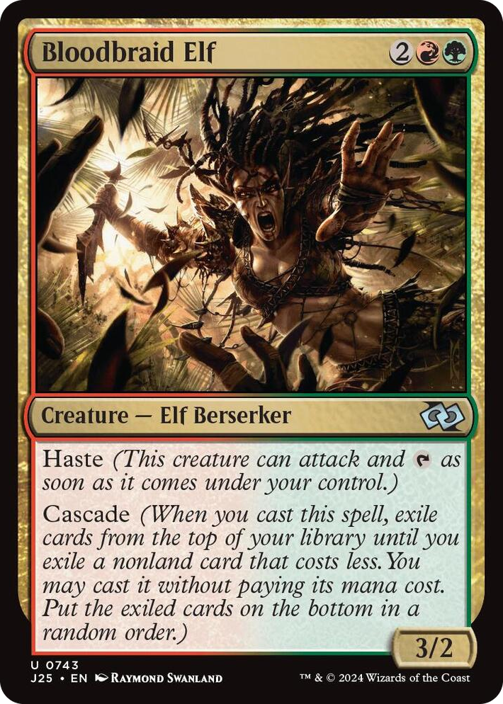 0743 Bloodbraid Elf U Foundations Jumpstart