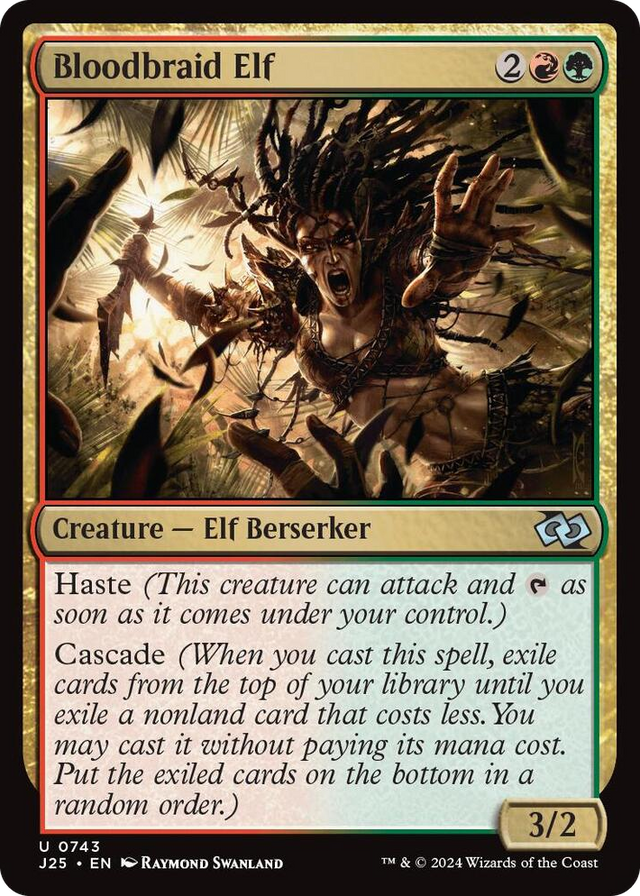 0743 Bloodbraid Elf U Foundations Jumpstart