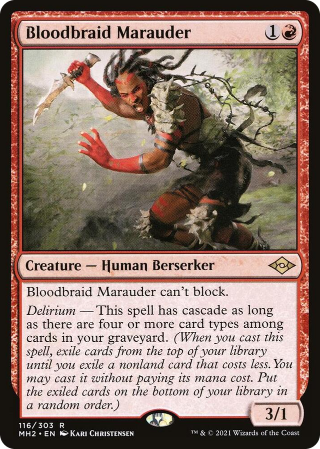 0116 Bloodbraid Marauder R Modern Horizons 2