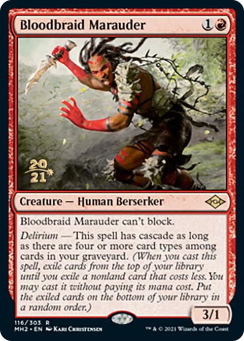 Bloodbraid Marauder #116 R - Prerelease Cards Pokemon card