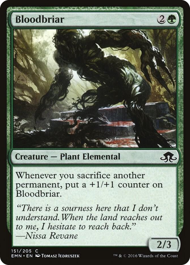 Bloodbriar #151 C - Eldritch Moon Pokemon card