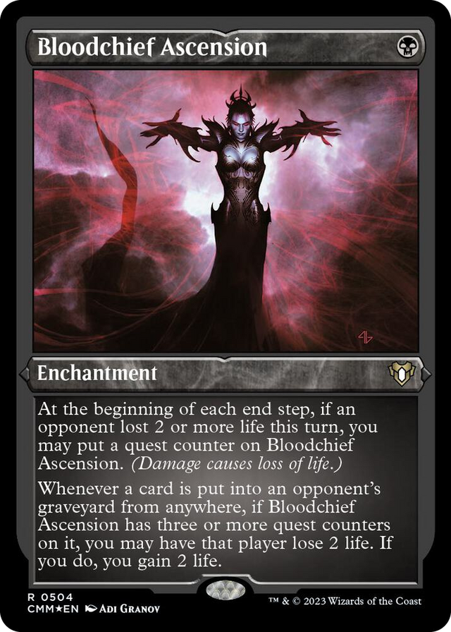 0504 Bloodchief Ascension (Foil Etched) R Commander Masters