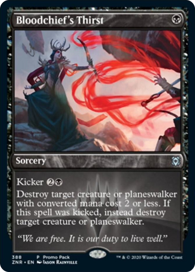 0388 Bloodchief's Thirst P Promo Pack: Zendikar Rising