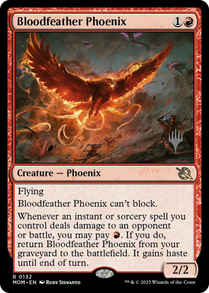 0132 Bloodfeather Phoenix R Promo Pack: March of the Machine