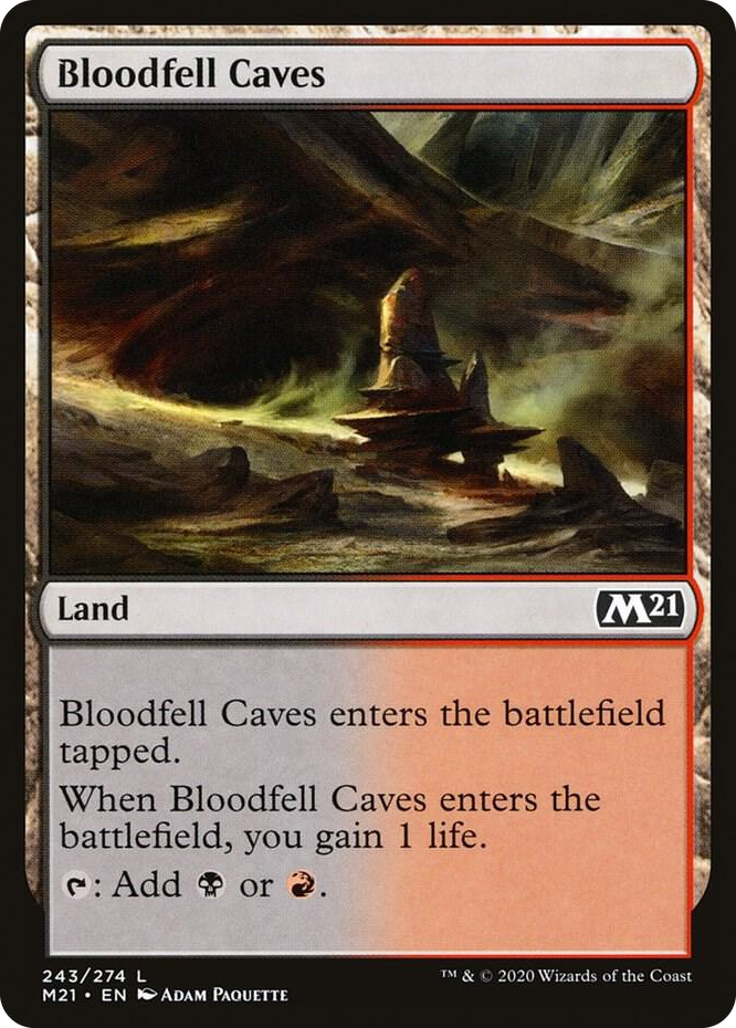 0243 Bloodfell Caves L Core Set 2021
