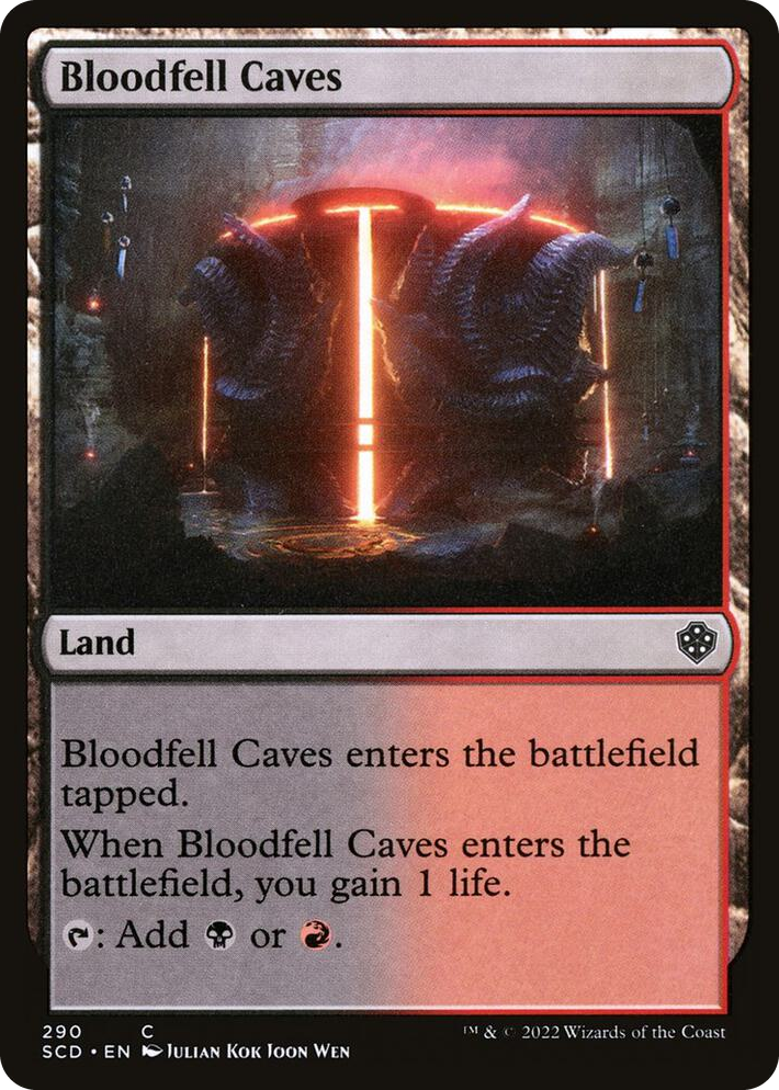 0290 Bloodfell Caves C Starter Commander Decks
