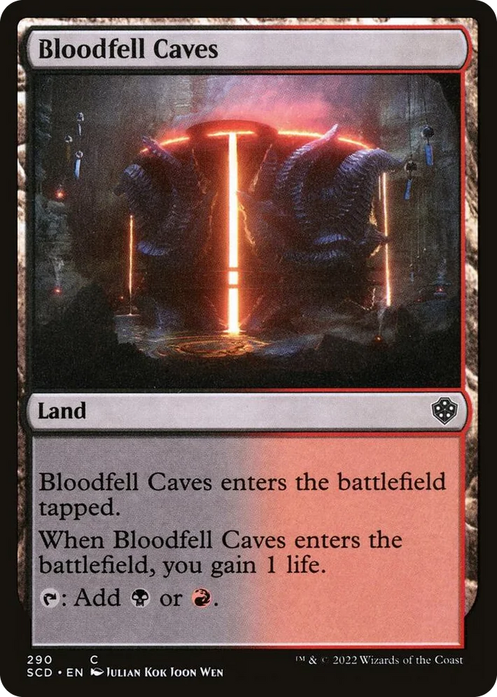 0290 Bloodfell Caves C Starter Commander Decks