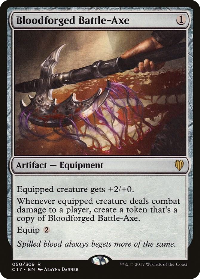0050 Bloodforged Battle-Axe R Commander 2017