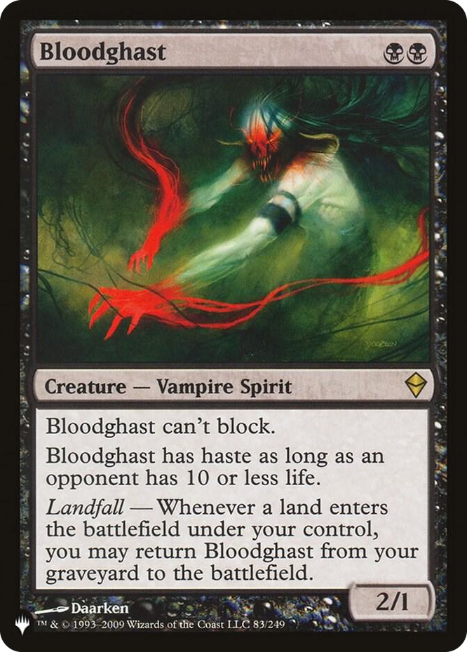 Bloodghast #83 R - The List Reprints Pokemon card