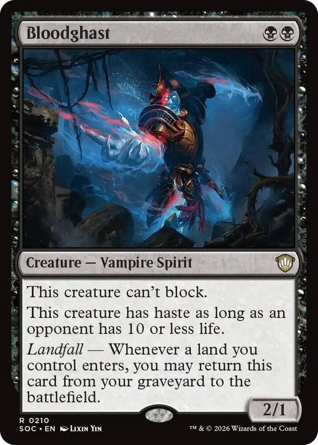 0210 Bloodghast R Commander: Secrets of Strixhaven