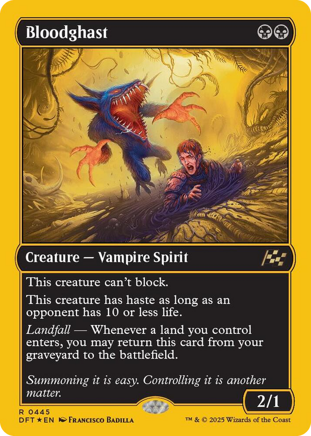 0445 Bloodghast (First-Place Foil) R Aetherdrift