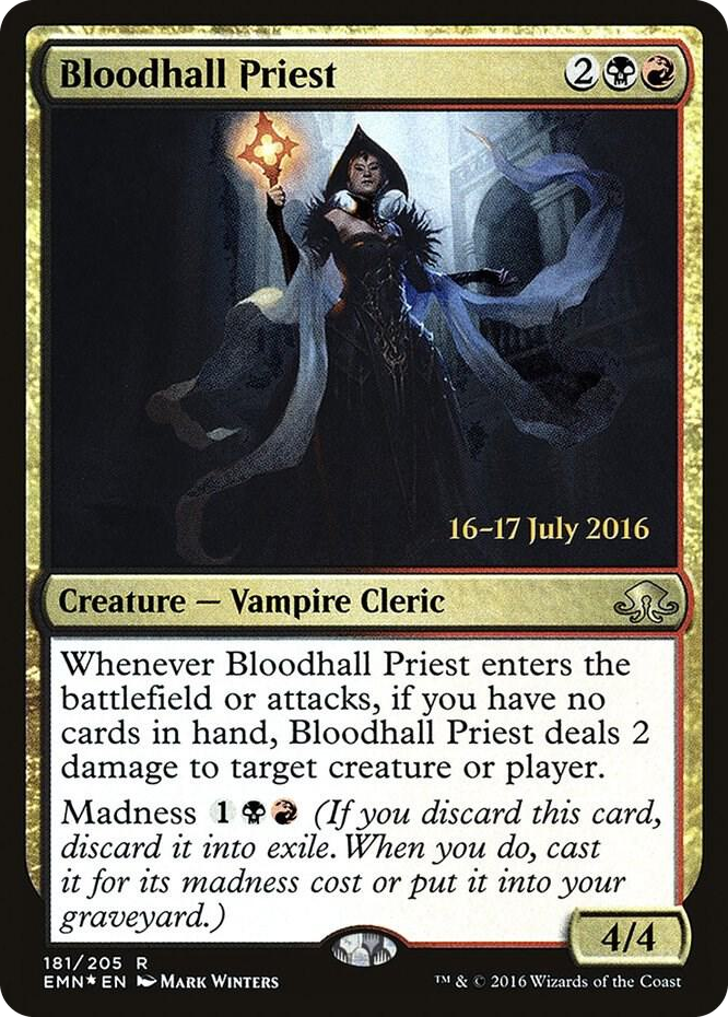 Bloodhall Priest #181 R - Prerelease Cards Pokemon card