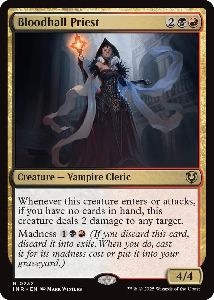0232 Bloodhall Priest R Innistrad Remastered