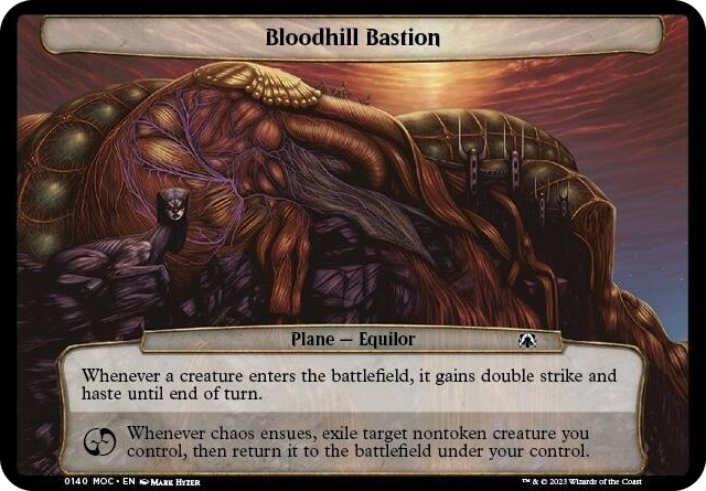 0140 Bloodhill Bastion T Planechase: March of the Machine