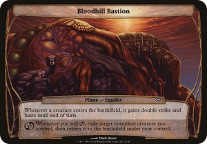 0012 Bloodhill Bastion (Planechase 2012) S Oversize Cards