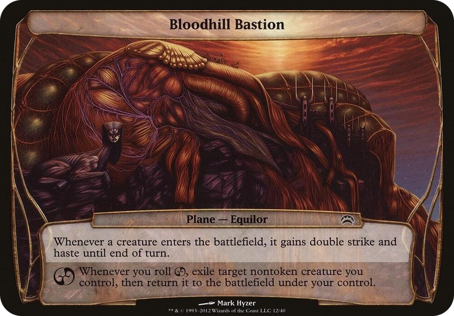 0012 Bloodhill Bastion (Planechase 2012) S Oversize Cards