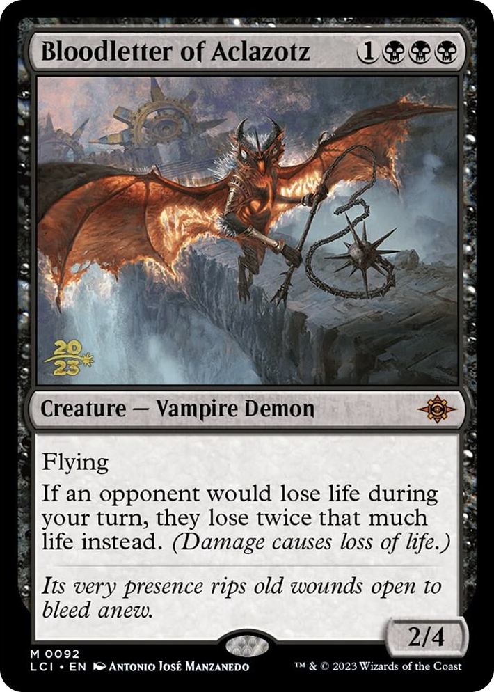 0092 Bloodletter of Aclazotz M Prerelease Cards