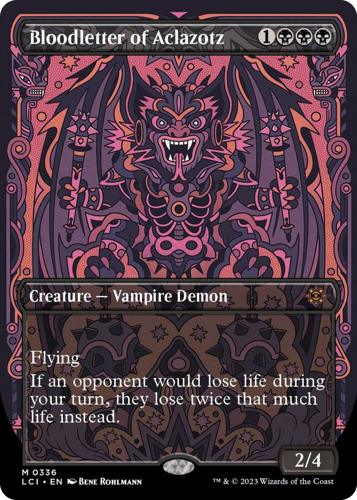 0336 Bloodletter of Aclazotz (Borderless) M The Lost Caverns of Ixalan