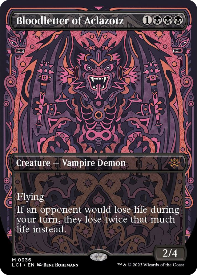0336 Bloodletter of Aclazotz (Borderless) M The Lost Caverns of Ixalan