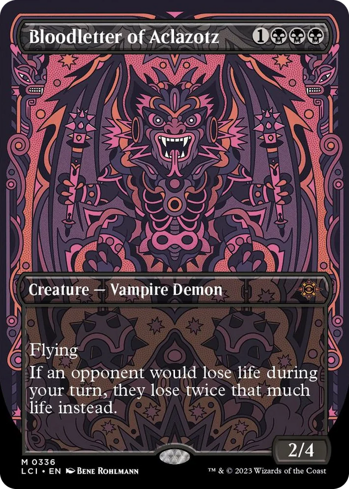 0336 Bloodletter of Aclazotz (Borderless) M The Lost Caverns of Ixalan