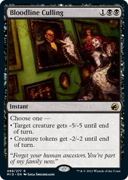 0089 Bloodline Culling R Innistrad: Midnight Hunt