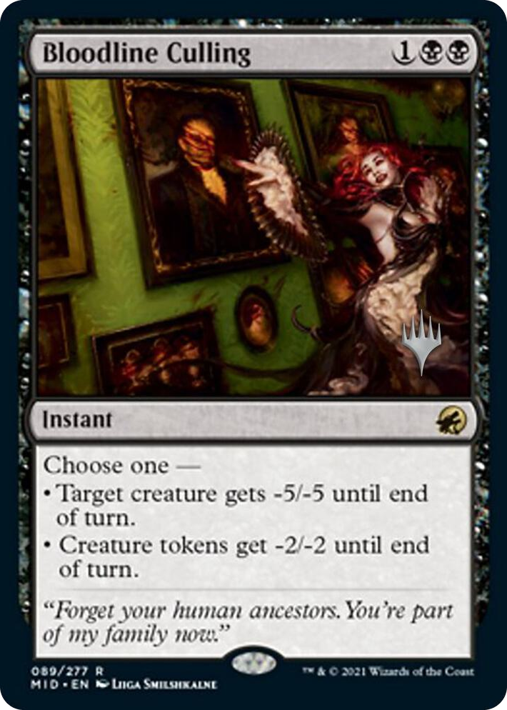 0089 Bloodline Culling R Promo Pack: Innistrad: Midnight Hunt