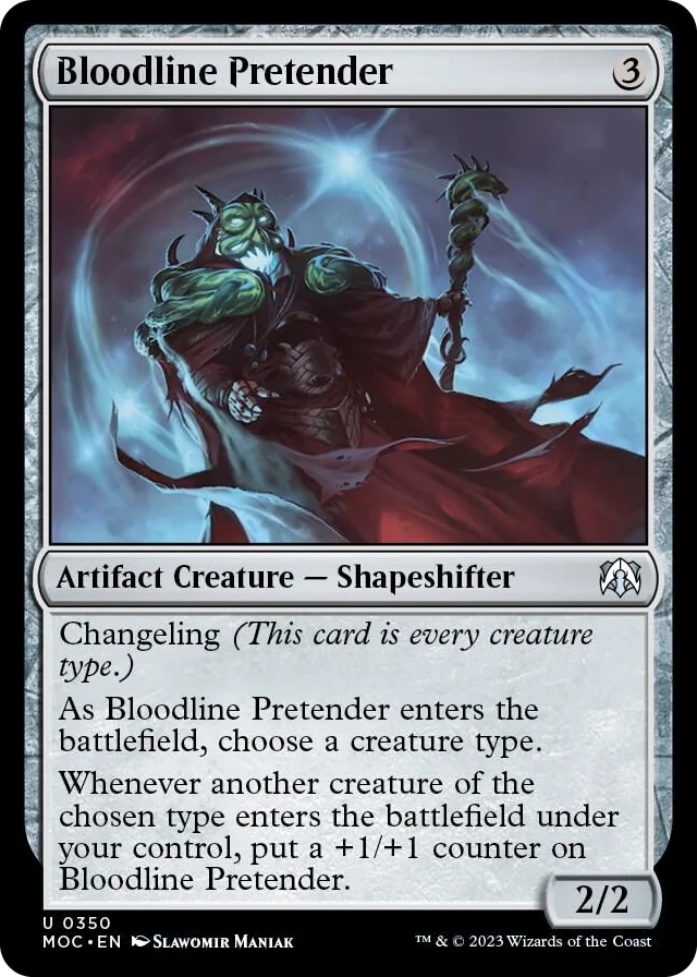 0350 Bloodline Pretender U Commander: March of the Machine