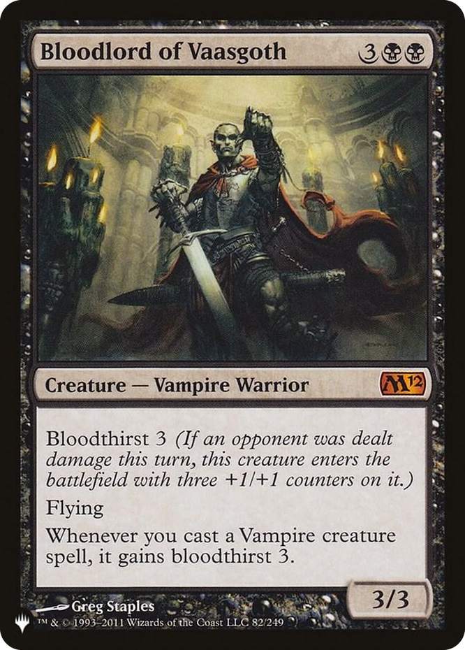 Bloodlord of Vaasgoth #82 M - The List Reprints Pokemon card