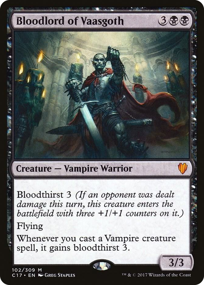 0102 Bloodlord of Vaasgoth M Commander 2017