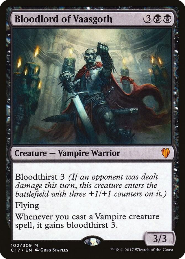0102 Bloodlord of Vaasgoth M Commander 2017