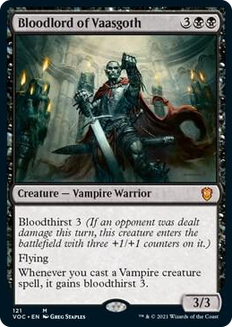 0121 Bloodlord of Vaasgoth M Commander: Innistrad: Crimson Vow
