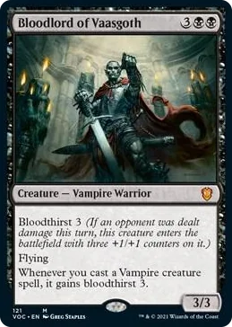 0121 Bloodlord of Vaasgoth M Commander: Innistrad: Crimson Vow