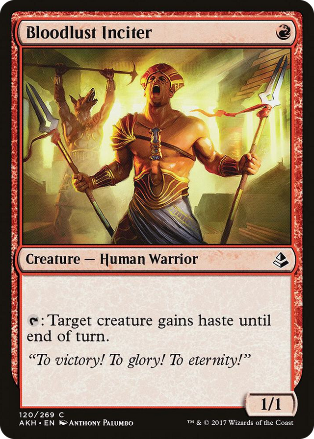 0120 Bloodlust Inciter C Amonkhet